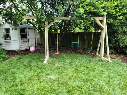 4-position standalone swing set