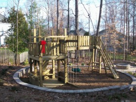 A Castle in Cary with supersized lumber!
