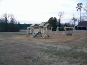 Beautiful church playground