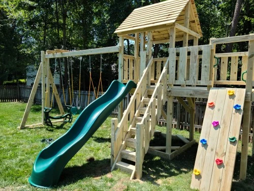 Playset with wrap-around porch in Midlothian VA