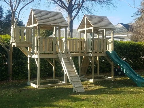 Playset with crow's nest in Virginia Beach