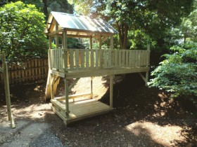 Playset with Tin Roof in Downtown Raleigh