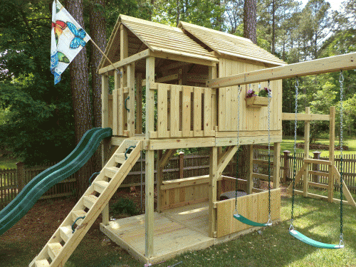 Backyard Playground | Hand Crafted Wooden Playsets & Swing ...